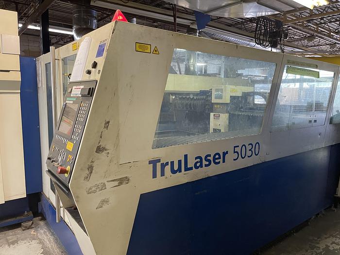 Used 6000 WATT, TRUMPF, L3050, 2005, CNC LASER