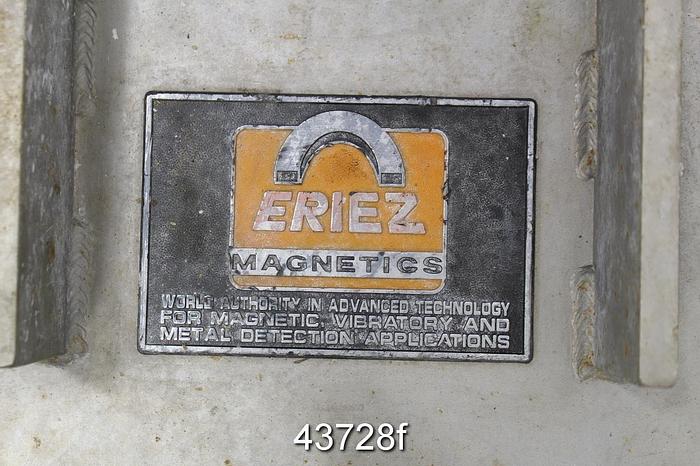 Used Eriez Magnetic Trap, 13.5x13.5, 15 Magnetic Tubes #43728