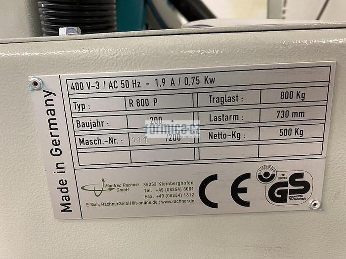 Used Rachner R 800 P
