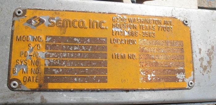 Used Valve, Rotary, Airlock, 10", C/st, SemcoValve, Rotary, Airlock, 10", C/st, Semco #S741271