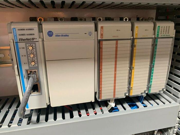 Used Allen Bradley EtherNet/IP Com Adapter w/ Phoenix Contact Quint Power & Enclosure