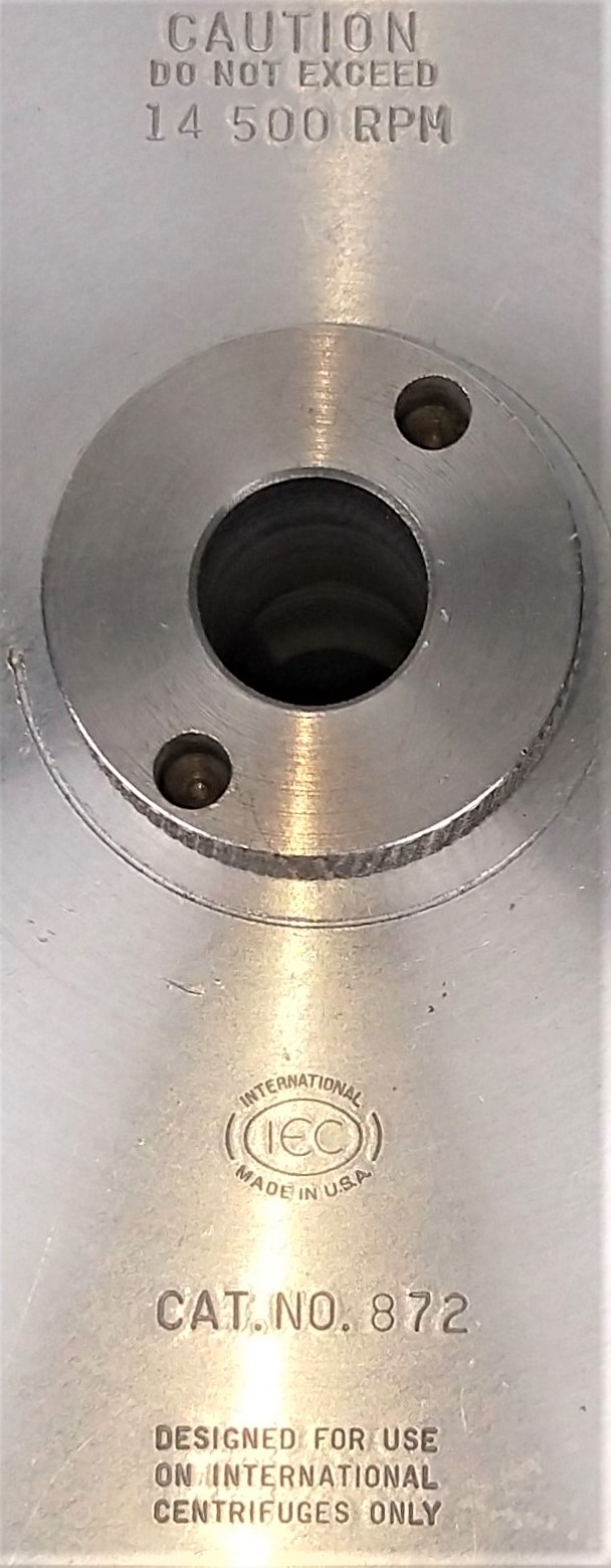 Used IEC 872 Fixed-Angle Rotor - 6 x 500mL