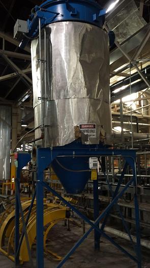 Used Dust Collector, Baghouse, 125 SF, 40" X 40" X 84", C/st #S740380