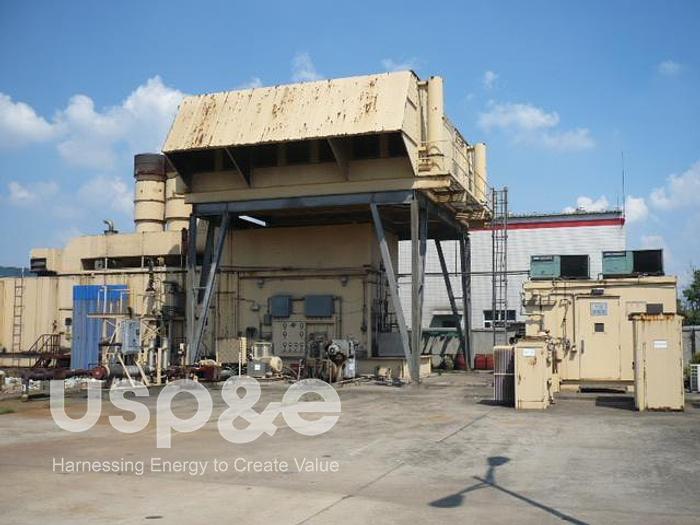Used 66.9 MW 1992 Used GE LM5000-STIG Natural Gas Turbine Combine Cycle Plant