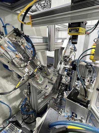 Used N95 FACE MASK NOSE CLIP FANUC ROBOTIC ASSEMBLE AND ATTACHING CELL BY ACE NEW 2020