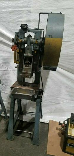 Used 5 Ton Perkins Stamping Punch Press Stamp Forge Bend Metal Parts