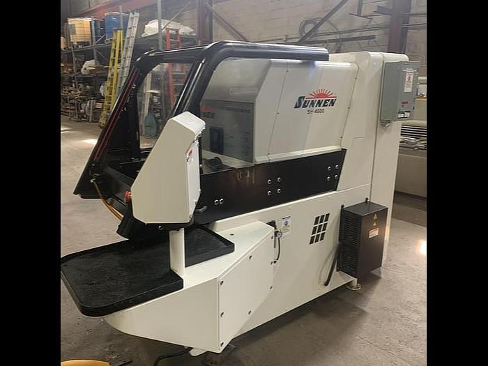 Used 2016 SUNNEN SH-4000 POWER STROKED HORIZONTAL HONING MACHINE