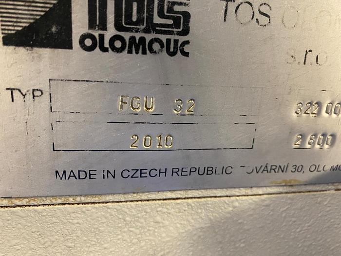 Used 2010 TOS Olomouc FGU 32 Horizontal Milling Machine