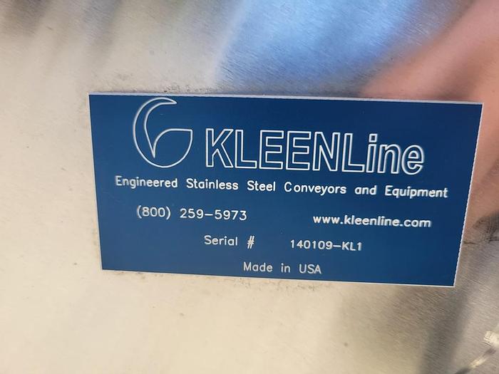 Used Conveyor, Belt, 18" X 18'10", Incline, S/st, Cleats, 1 HP #S743992