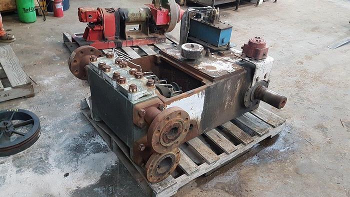 Used Oilwell A-334 Triplex Injection/Disposal Pump
