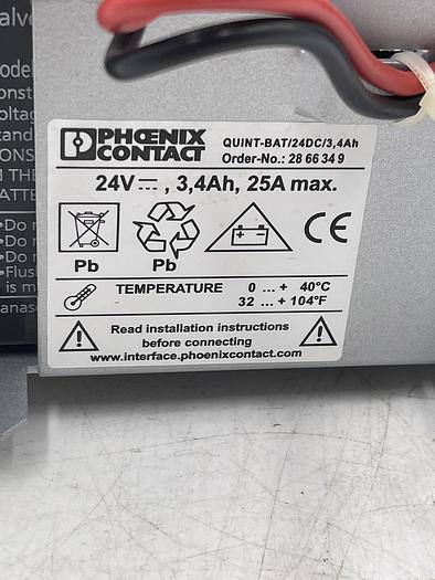 Used Phoenix Contact Quint-Bat/24DC/3,4AH