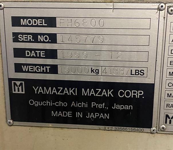 Used 1999 Mazak FH6800