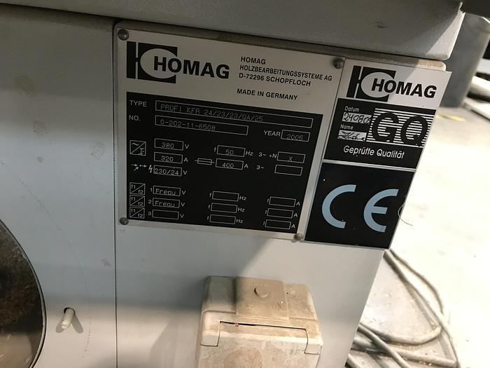 Used 2005 Homag KFR 24/23/23/QA/25