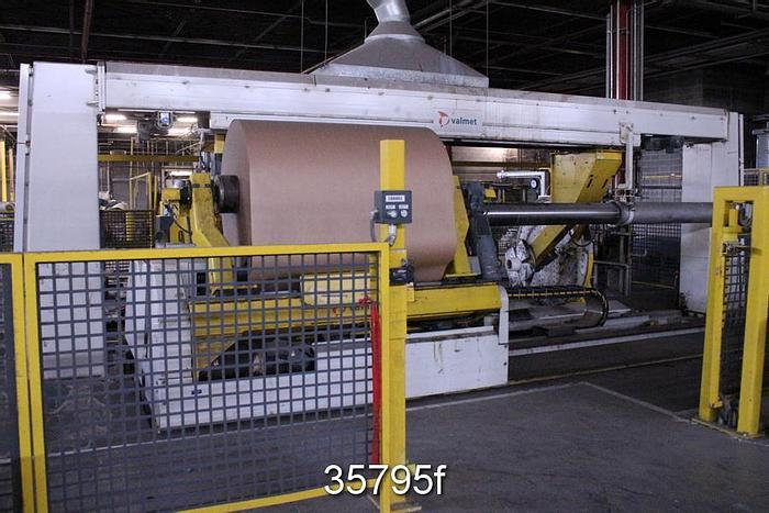 Used Valmet Steampack Heat Seal Roll Wrapper and Handling System #35795