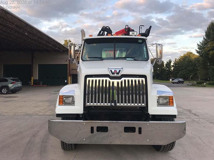 Used 2014 Western Star 4700 6x4 Flatbed Grapple Truck - MT2034