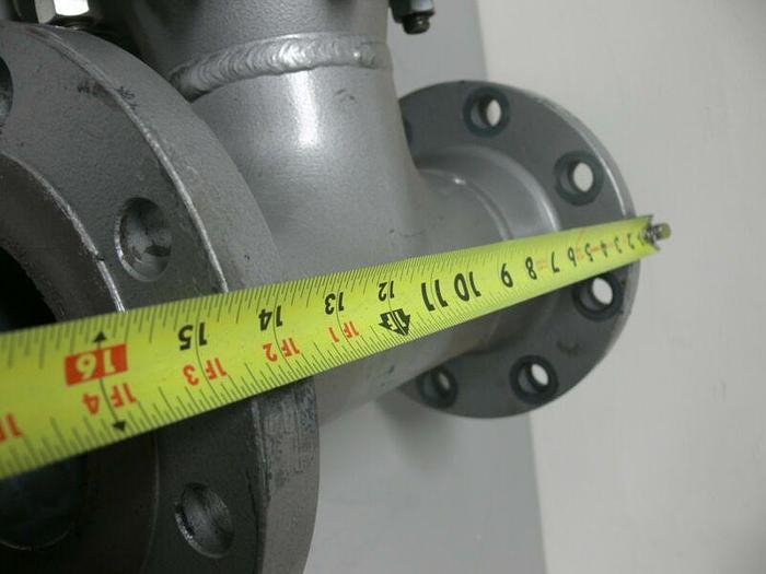 Used Flanged T Pipe + Flexible Fitting 4.5" Inside Diameter 9" Outside Diameter