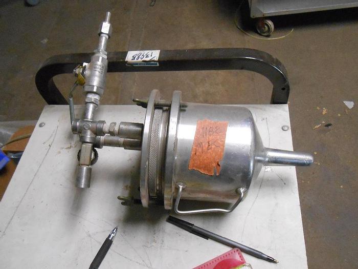 Used Filter, Cartridge, Housing, 316 S/st, 3" x 12", 1-1/2", #S742193