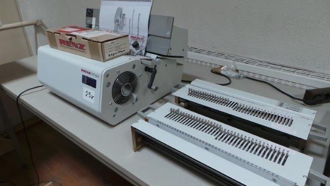 Used Renz DTP 340 A semiautomatic table punching 2012