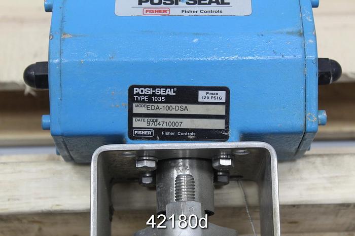 Used Fisher 3" Posi-seal Ball Valve, Model EDA-100-DSA #42180