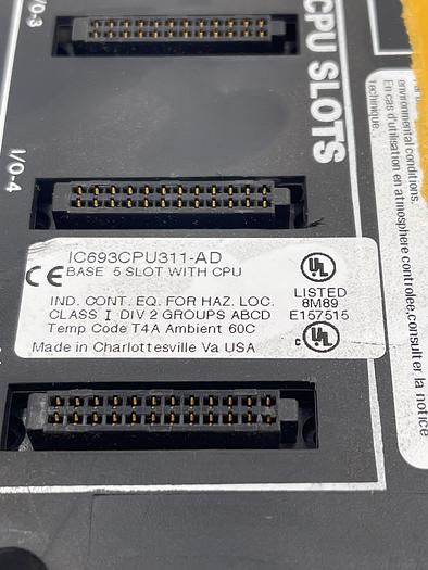 Used GE IC693CPU311-AD