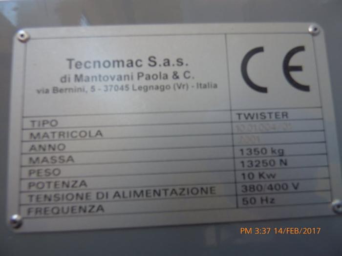 Used Electronic band saw Tecnomac