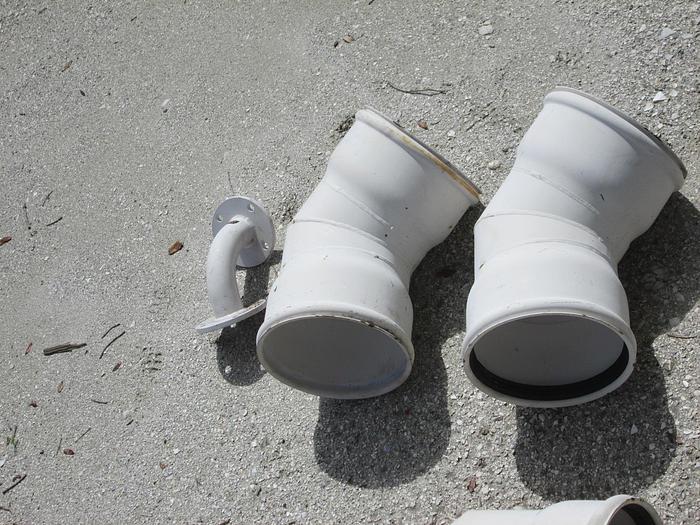 Used Pierce IPS Epoxy Coated PVC Elbows