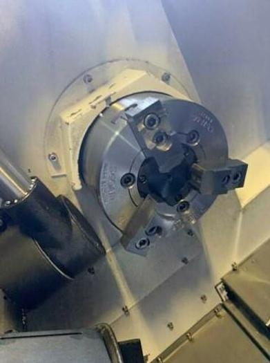 Used 2017 HWACHEON CUTEX 180AL YSMC CNC Turning Center with Live Tooling Y-Axis Sub Spindle & Bar Feeder