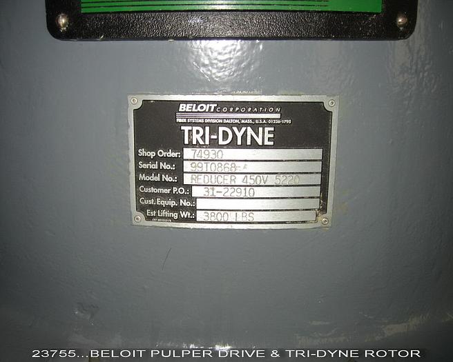 Used 1993 BELOIT TRI-DYNE #23755