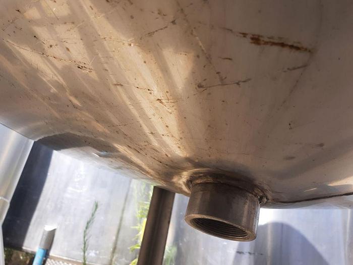 Used Tank, 360 Gallon, 316 S/st, FT/DB, 48" x 46" #S744704