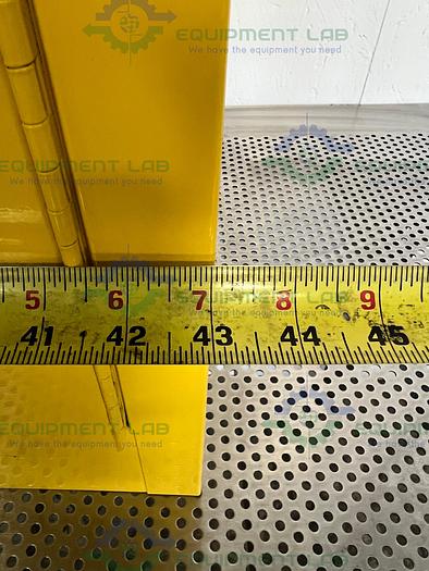 Used JustRite  Sure-Grip EX 17 Gallon Flammable Cabinet 43" x18" x 24"