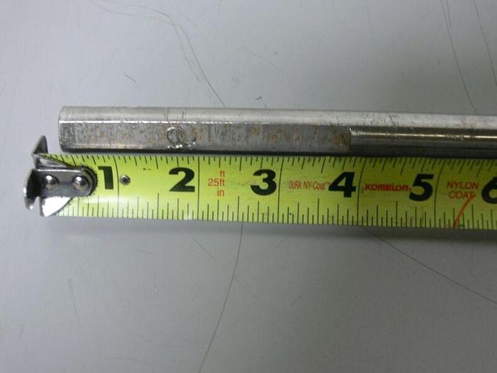 Used Stainless Steel Mixing Rod / Impeller Shaft, 40" L x 11/16" D