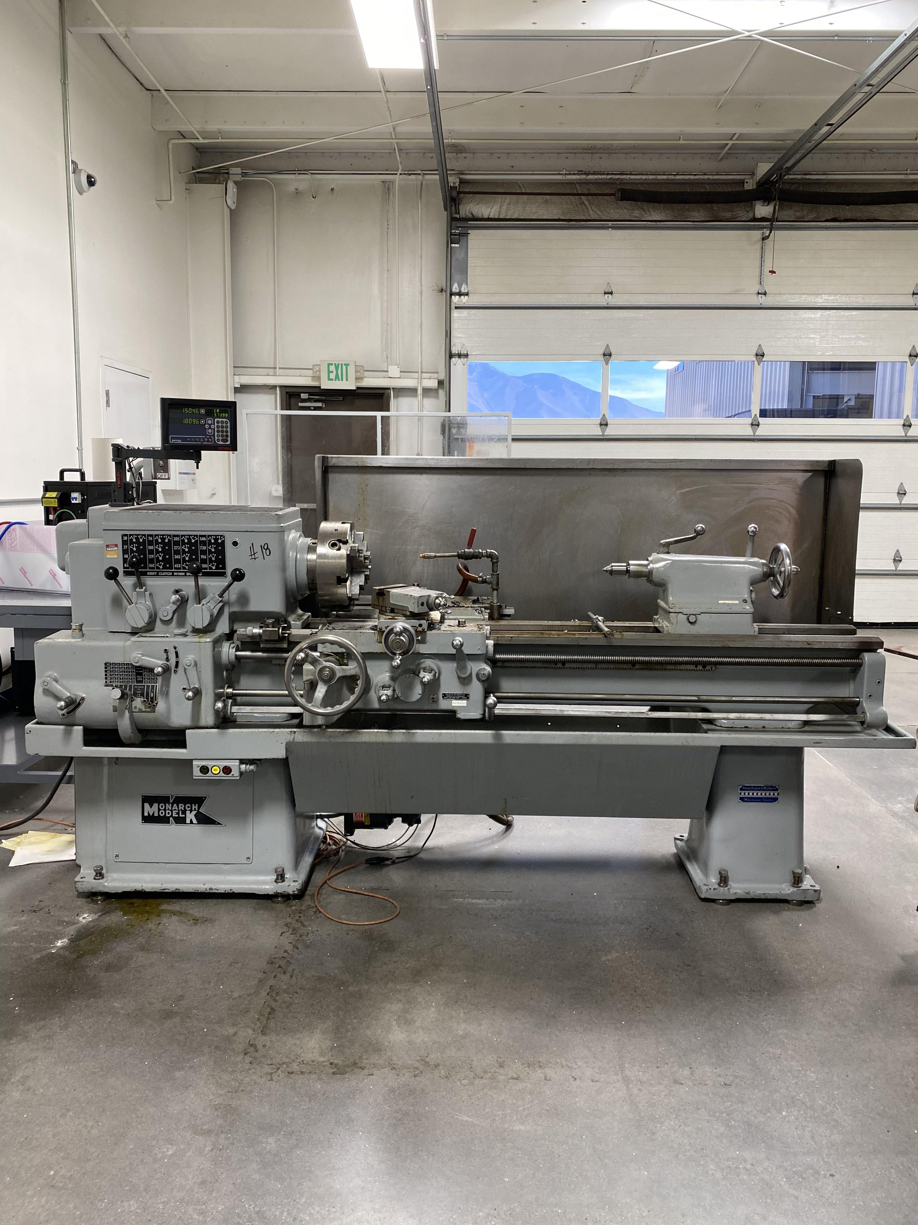 Used Monarch Manual Lathe K