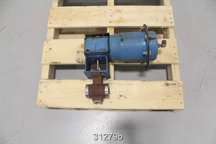 Used Neles Jamebury R11LEO1CCJK 1.5" V-Ball Control Valve #31279