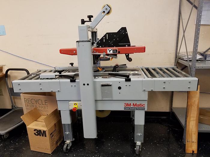 Used 3M MODEL 200A ADJUSTABLE CASE SEALER W/ ACCUGLIDE II TAPING HEADS