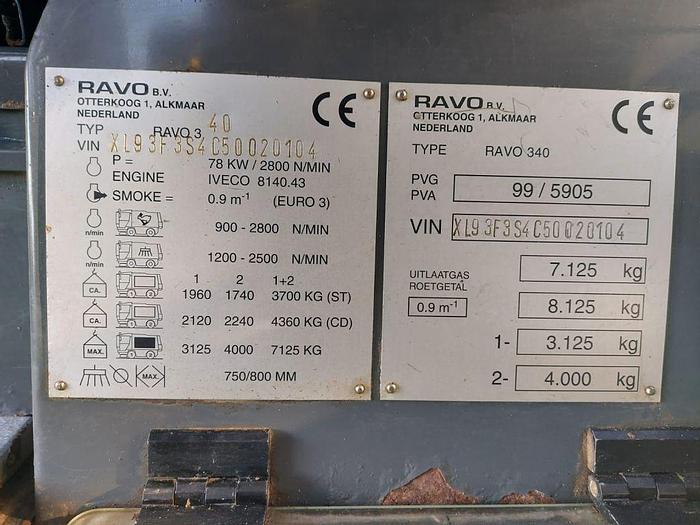 Gebruikt 2005 Ravo 340