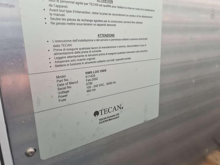 Used Tecan Genesis Workstation Liquid Handler