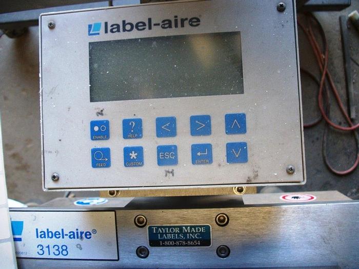 Used Labeler, Pressure Sensitive, Label-Aire, Mdl 3138NTBRH (2) #S741876