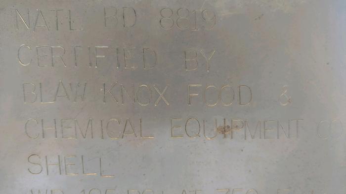 Used Evaporator, Caustic, Blaw Knox, 125 lb/hr, Drum Flaker, #L738570