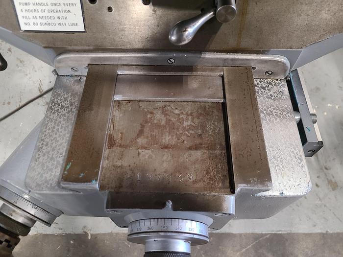 Used Bridgeport 1HP Milling Machine Digital Read Out Chrome Ways Vise Lube