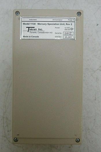 Used Tekran 1130 RGM Controller with Communication Cables & Case