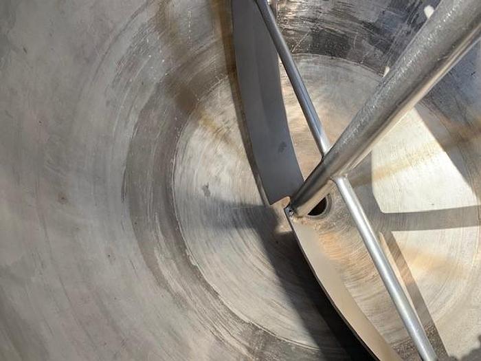 Used Pfaudler 150 Gallon Jacketed Agitated Mix Kettle