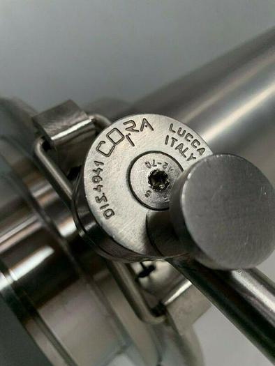 Used Stainless Steel 48" Pipe w/ Pepperl+Fuchs Proximity Switch, 6" Sanitary Fittings