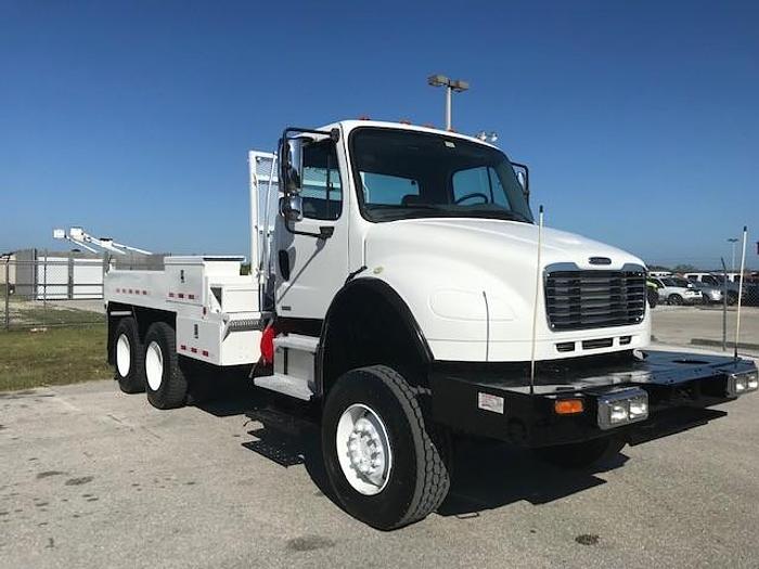 Used 2004 Freightliner M2 106 Flatbed Winch Truck - C08380