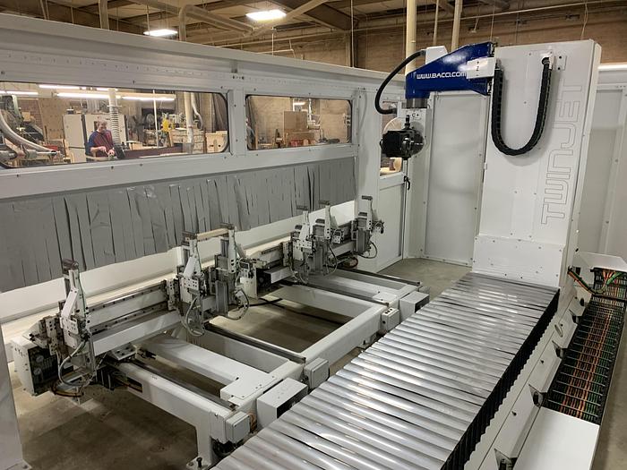 BACCI "TWIN-JET" X3400, 6-AXIS TWIN TABLE CNC MACHINING CENTER