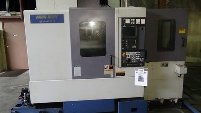 Used 23.62"X, 16.93"Y, 18.11"Z, MORI SEIKI SV-400 VMC, Twin Pallets, 12,000 RPM