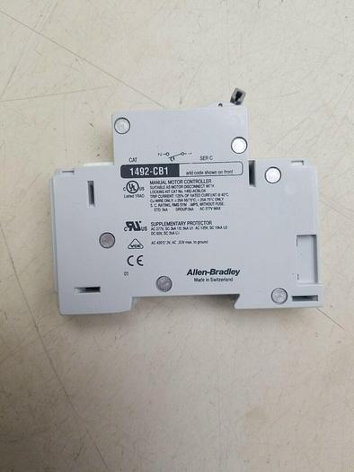 Used ALLEN BRADLEY 1492-CB1 Ser C G 100