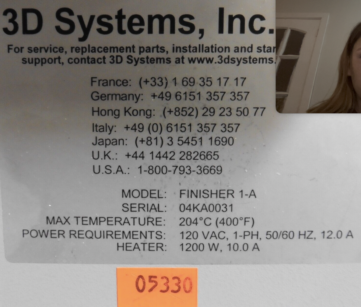 Used 3D Systems InVision si2 3D Printer & InVision Finisher 1-A