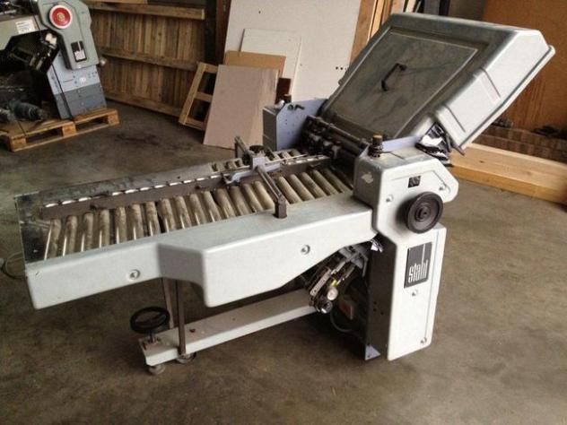 Used Heidelberg Stahl 2nd station T 504 buckle folder 1993