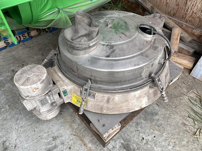 Used Russell compact screener sifter/sieve, stainless steel,