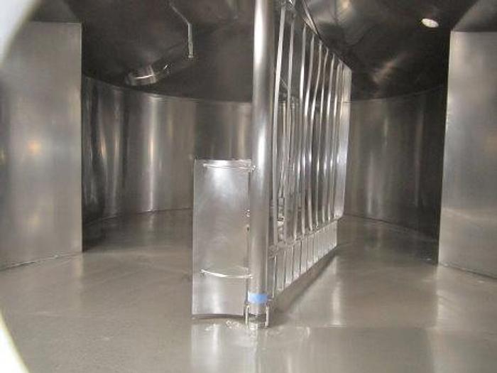 Used Tank, 4,000 Gallon, S/st, Jkt, Agit, Kusel, Cheese Vat, #S738330